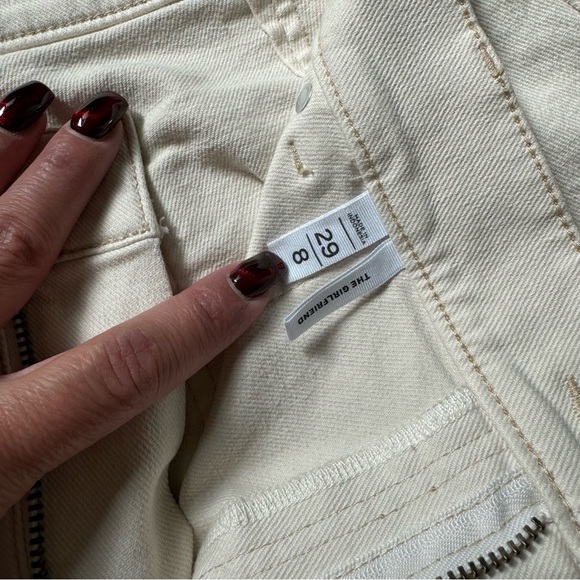 Off white denim pants from Loft. - Picture 4 of 4
